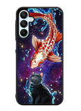 Fish and cat japanese Samsung Galaxy A15 5G Case OV10855
