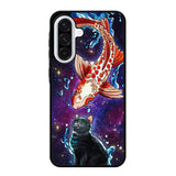 Fish and cat japanese Samsung Galaxy A36 5G Case OV10855