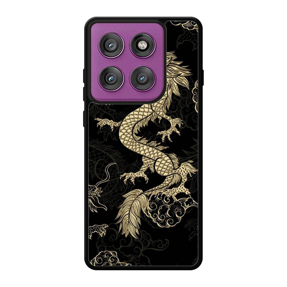 Dragon gold Motorola Moto Edge 60 Pro Case OV10932