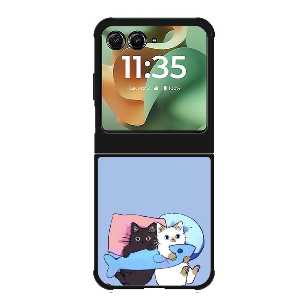 Twin cats Motorola Moto RAZR 2025 Case OV10462
