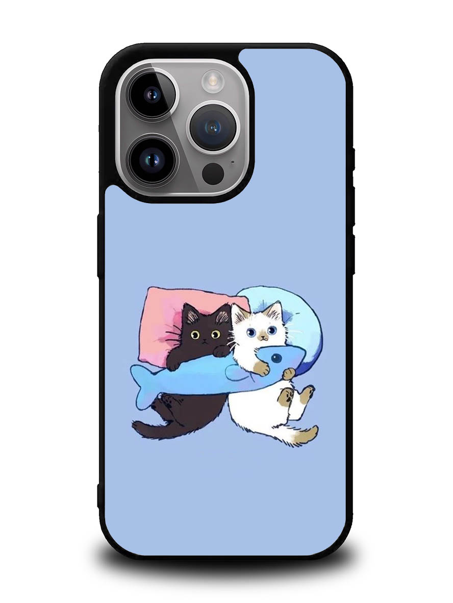 Twin cats iPhone 15 Pro Case OV10462