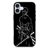 Zoro one piece iPhone 16 Plus Case QC10471