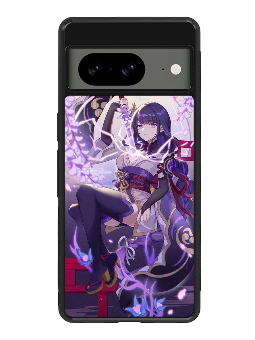 Raiden Shogun Google Pixel 8A Case QC10401
