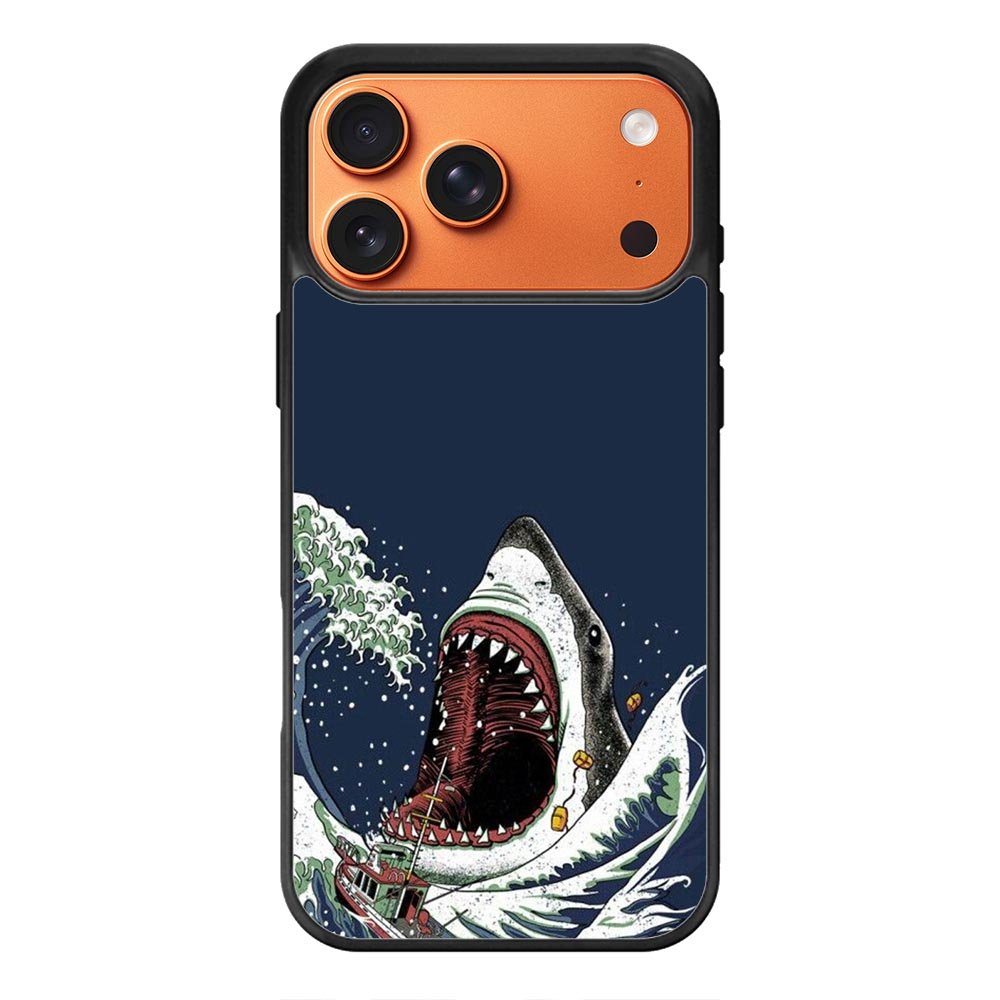 shark japanese wave iPhone 17 Pro Case OV10421