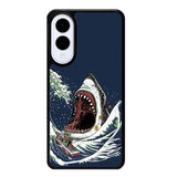 shark japanese wave Samsung Galaxy S25 Edge 5G Case OV10421