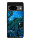 Blue octopus Google Pixel 8A Case QC10657