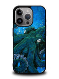 Blue octopus iPhone 15 Pro Case OV10657