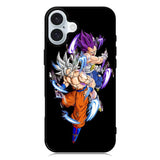 Goku and Vegeta iPhone 16 Plus Case QC10581
