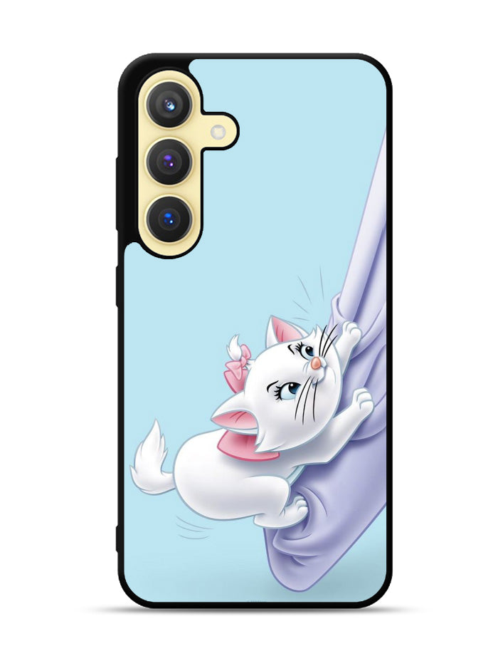 Blue Marie Cat Face Samsung Galaxy S24 FE 5G Case OV10656