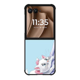 Blue Marie Cat Face Motorola Moto RAZR Plus 2025 Case OV10656
