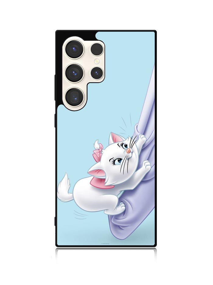 Blue Marie Cat Face Samsung Galaxy S23 Ultra 5G Case QC10656