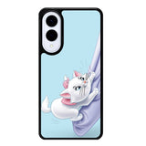 Blue Marie Cat Face Samsung Galaxy S25 Edge 5G Case OV10656