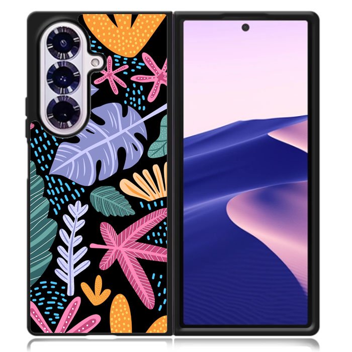 Tropical Vibes Samsung Galaxy Z Fold 7 Case OV10460