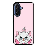 Pink Marie Cat Face Samsung Galaxy A17 Case QC10544