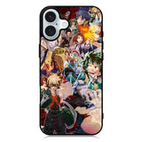 my hero academia iPhone 16 Plus Case QC3170