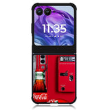 Coca-Cola Vending Machine 2nd Motorola Moto Razr Plus 2024 , Moto Razr+ 2024 Case