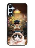 grumpy cat Five Nights at Freddy Samsung Galaxy A35 5G Case OV1551