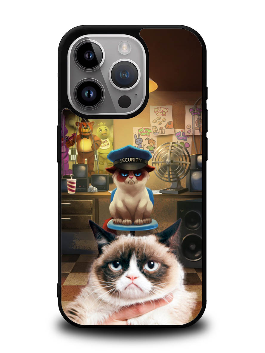 grumpy cat Five Nights at Freddy iPhone 16 Pro Case OV1551