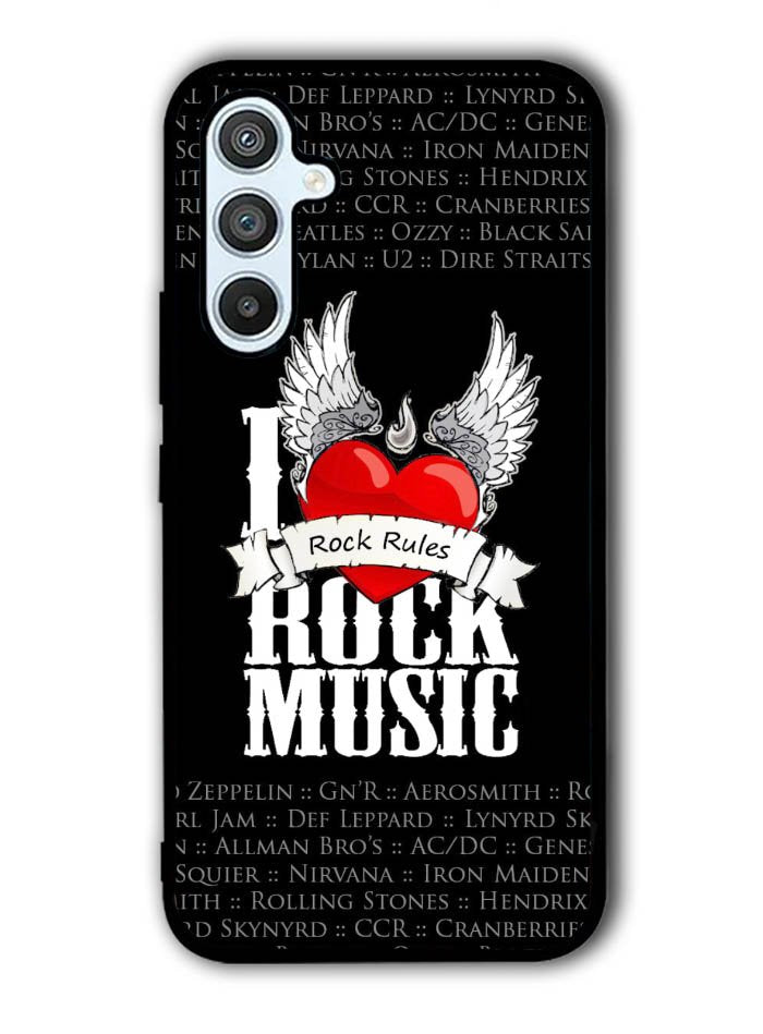 i love rock music Samsung Galaxy A54 5G Case OV1558