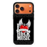 i love rock music iPhone 17 Pro Max Case QC1558