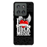i love rock music Motorola Moto Edge 2025 Case QC1558