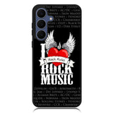 i love rock music Samsung Galaxy S25 FE Case OV1558