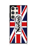 norton motorcycles england flag Samsung Galaxy S24 Ultra 5G Case OV1584