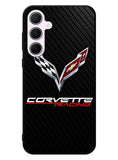 Corvette Logo Carbon 1st Samsung Galaxy A55 5G Case