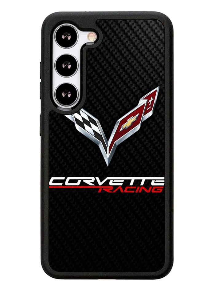 Corvette Logo Carbon 1st Samsung Galaxy S23 5G Case
