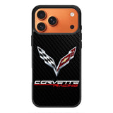 Corvette Logo Carbon 1st iPhone 17 Pro Case