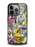 rick and morty iPhone 16 Pro Max Case QC1632