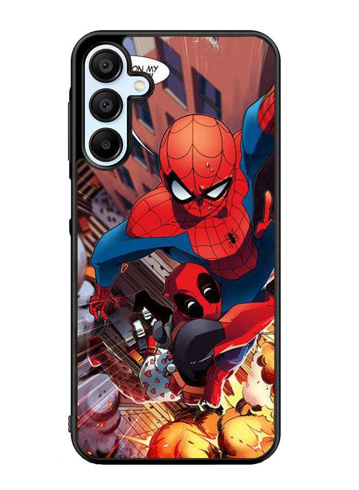 Spiderman and Deadpool funny Samsung Galaxy A35 5G Case OV1644