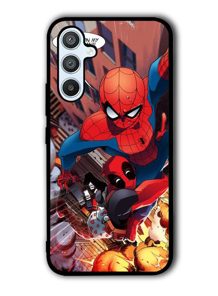 Spiderman and Deadpool funny Samsung Galaxy A14 5G Case QC1644