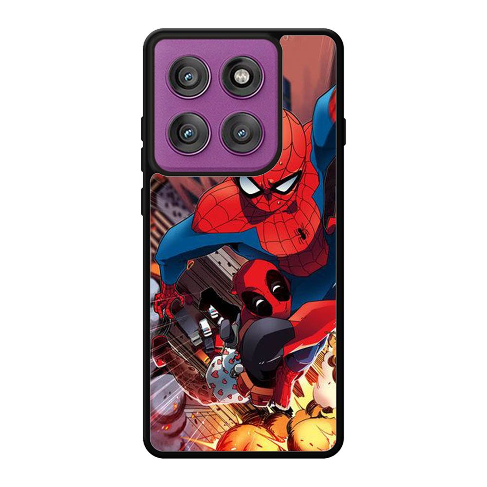 Spiderman and Deadpool funny Motorola Moto Edge 60 Pro Case OV1644