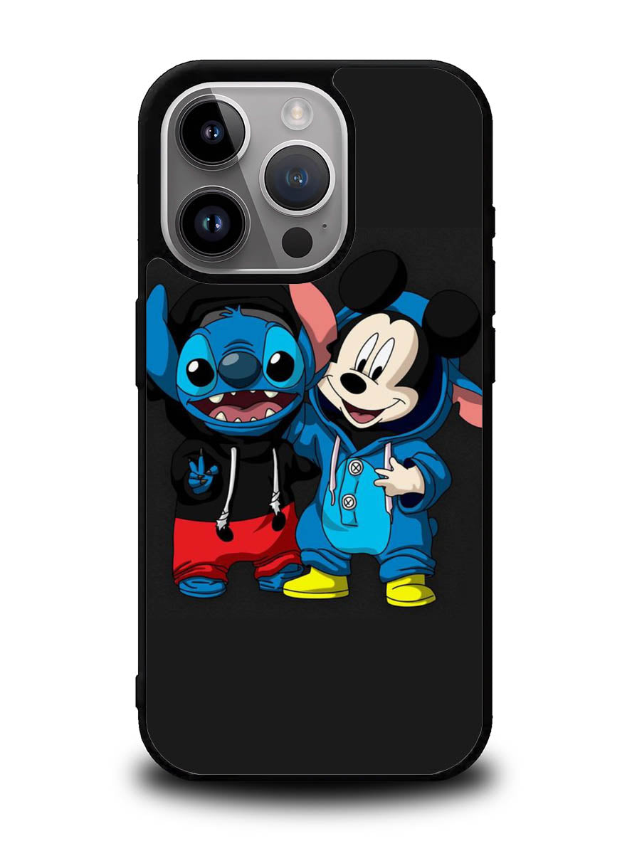 stitch and mickey mouse iPhone 16 Pro Case