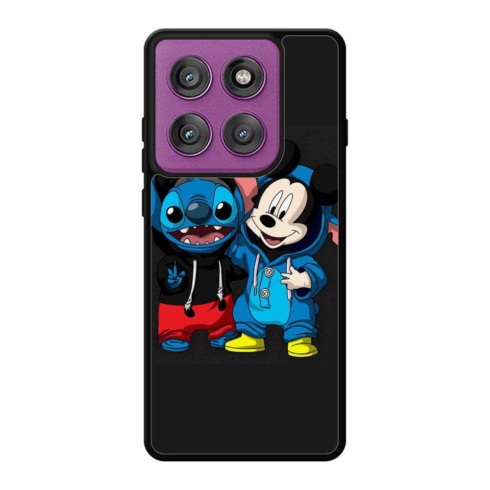 stitch and mickey mouse Motorola Moto Edge 60 Pro Case