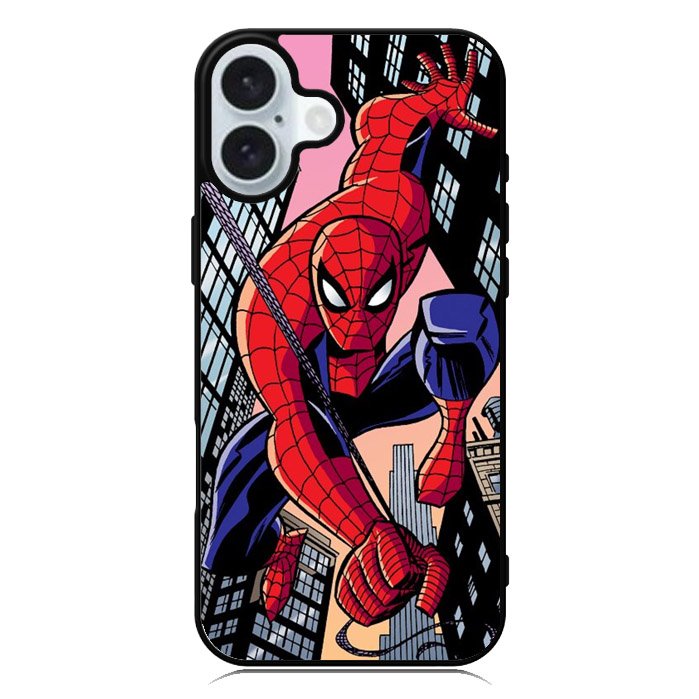 spiderman iPhone 16 Plus Case QC2443