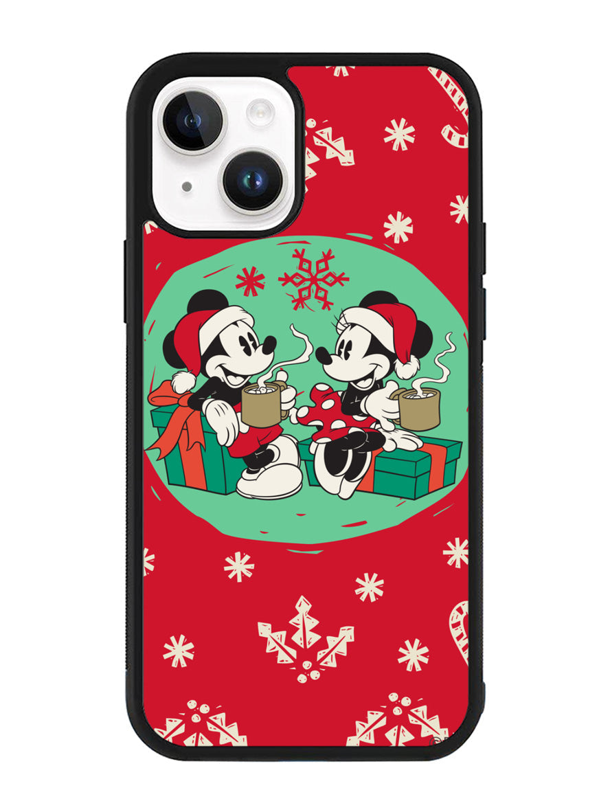 mickey and minnie christmas iPhone 15 Case OV3317