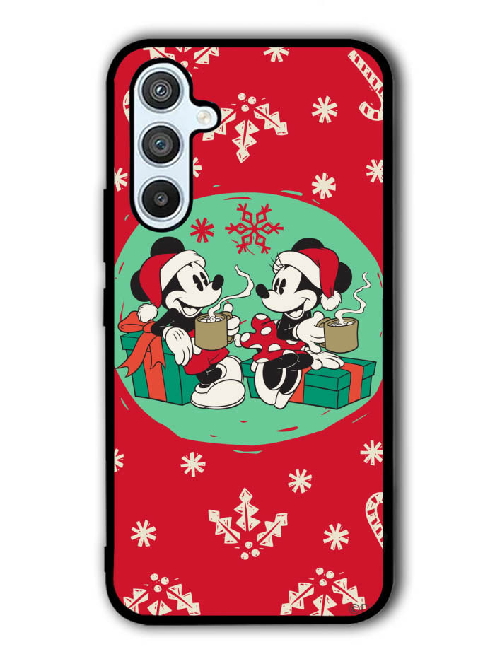 mickey and minnie christmas Samsung Galaxy A54 5G Case