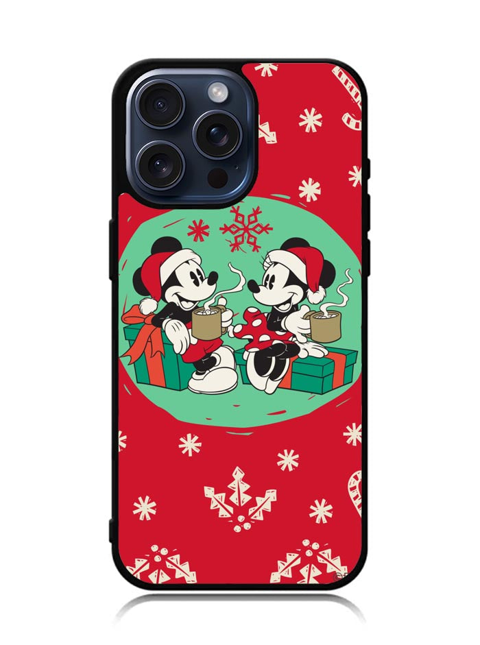 mickey and minnie christmas iPhone 15 Pro Max Case OV3317