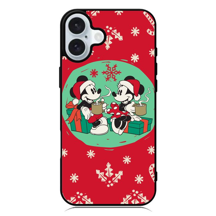 mickey and minnie christmas iPhone 16 Case