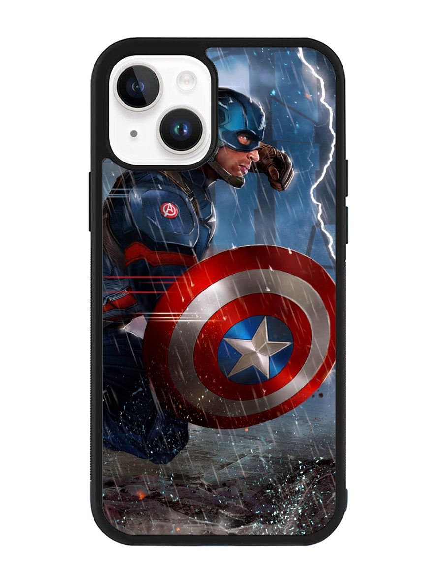 Captain America iPhone 14 Plus Case QC1716
