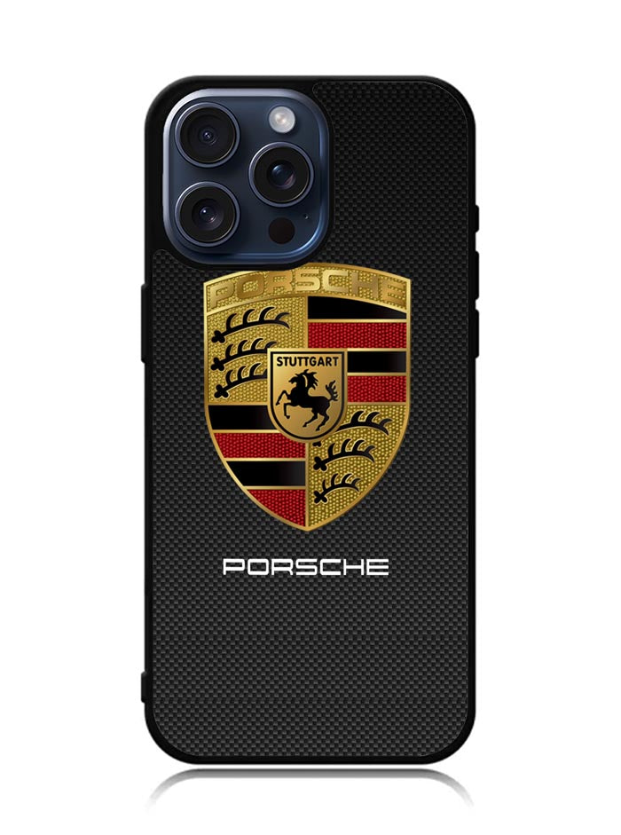Porsche Logo 3rd iPhone 15 Pro Max Case
