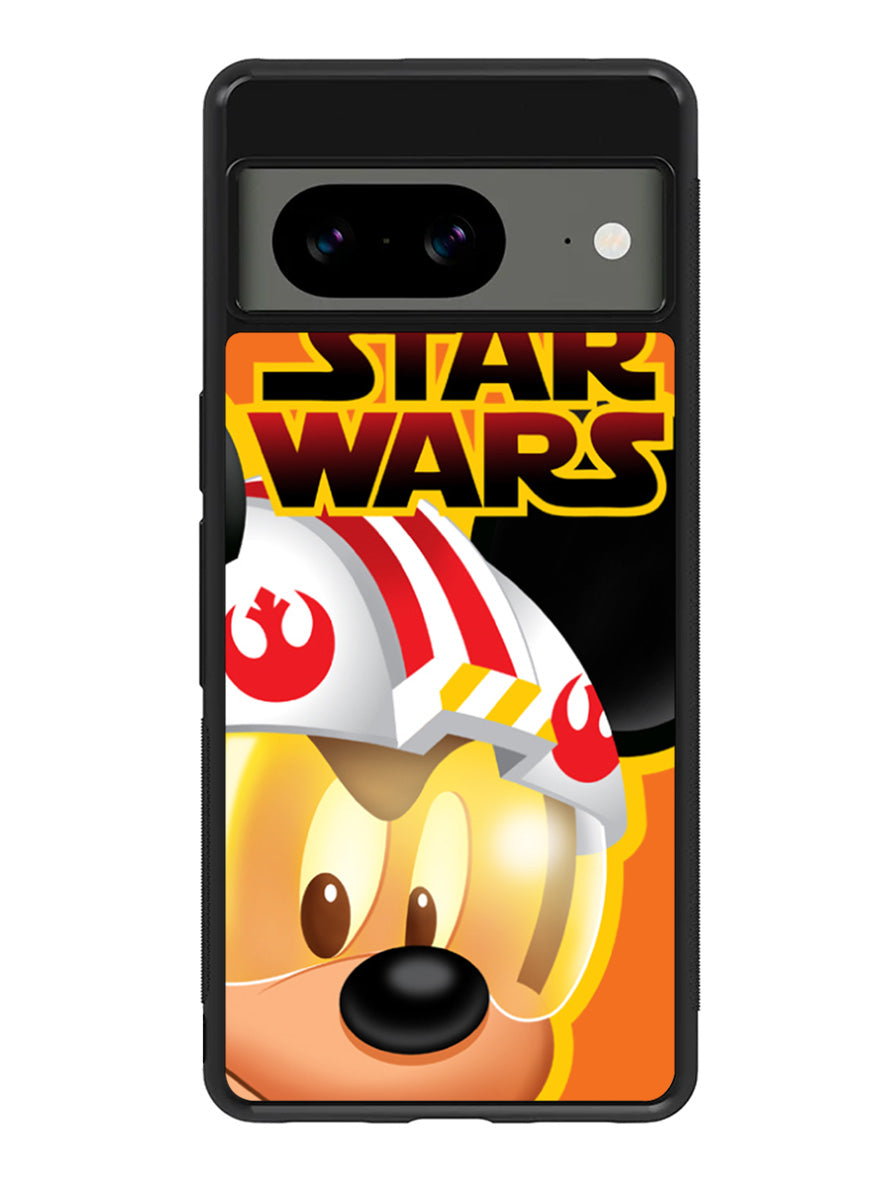 mickey mouse star wars Google Pixel 8 Case QC7307