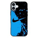 blue and black iPhone 16 Plus Case QC4191