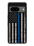 Blue Line Flag Google Pixel 8A Case QC7287