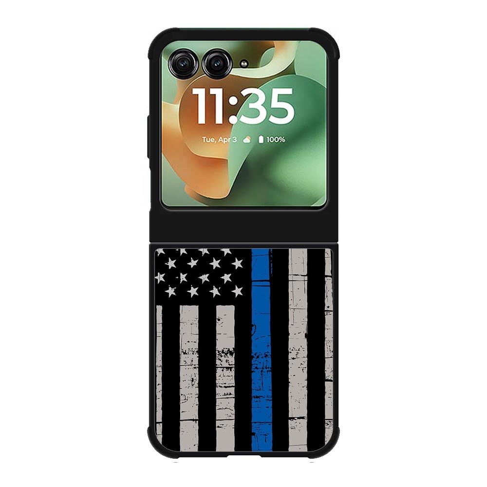 Blue Line Flag Motorola Moto RAZR 2025 Case OV7287