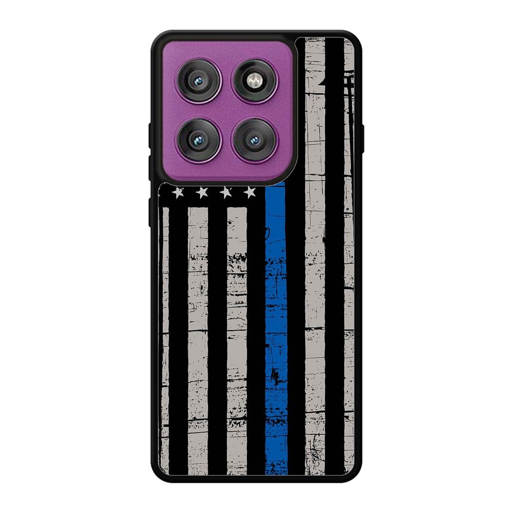 Blue Line Flag Motorola Moto Edge 60 Pro Case OV7287