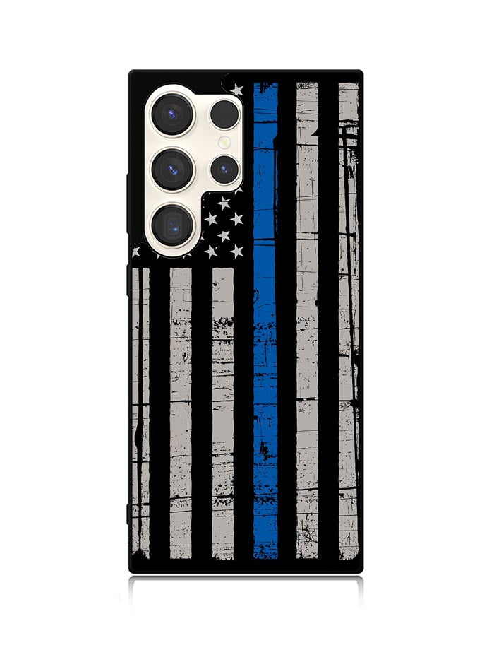 Blue Line Flag Samsung Galaxy S23 Ultra 5G Case QC7287