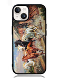 Horses Running iPhone 14 Case OV3473